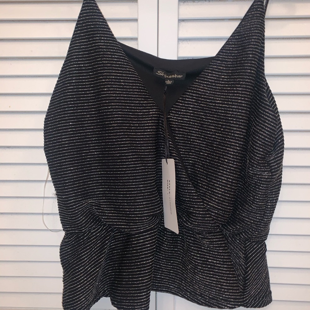 Sparkly dressy tank top